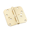 National Hardware 4 in. L Satin Brass Door Hinge 3 pk