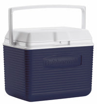 Rubbermaid Modern Blue Plastic Detached Lid Style Ice Chest Cooler 10 qt.