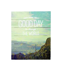 Hallmark Change the World Plaque Wood 1 pk (Pack of 2)