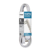 Prime SnugPlug Indoor 7 ft. L White Extension Cord 16/2 SPT-2