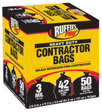 Heavy Duty Contractor Bags, 42-Gal., 50-Pk.