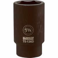 SAE Deep Impact Socket, 6-Point, 3/4-In. Drive, 1-3/8-in.