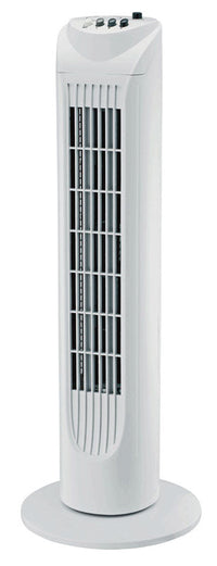 Pelonis Tower Fan 30 In. Oscillating 3 Speed White