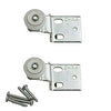 Prime-Line Silver Nylon/Steel Wardrobe Door Roller Assembly 2 pk