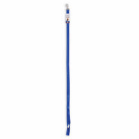 Dog Leash, Nylon, Blue, 1-In. x 6-Ft. (Pack of 3)