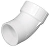 Genova Products 72730 3 Sch. 40 Pvc-Dwv 45º Street Elbows