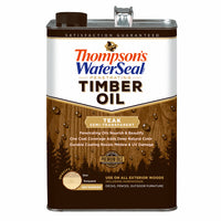 Thompson's WaterSeal Penetrating Timber Oil Semi-Transparent Teak Penetrating Timber Oil 1 gal (Pack of 4)