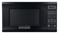 Black and Decker  0.7 cu. ft. Black  Microwave  700 watts