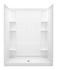 Sterling Ensemble White Shower Base