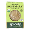 Spicely Organics - Organic Rosemary - Ground - Case of 6 - 0.2 oz.