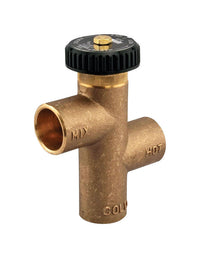 Watts 3/4 in. Sweat in. X 3/4 in. Sweat Brass Tempering Valve