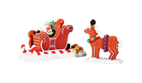 Lemax  Multicolor  Santa's Sleighride  Christmas Village