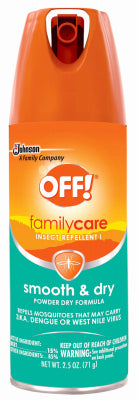 Insect Repellent, Family Care Smooth & Dry, 2.5-oz. Aerosol