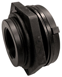 Pipe Fitting, Schedule 40 PVC  Bulkhead Fitting, 1-1/2-In.