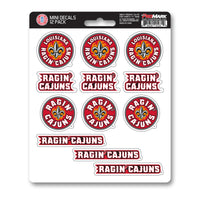 University of Louisiana-Lafayette 12 Count Mini Decal Sticker Pack