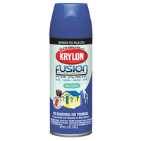 Krylon Gloss Blue Hyacinth Fusion Spray Paint 12 oz. (Pack of 6)