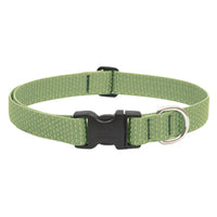 Eco Dog Collar, Adjustable, Moss, 1 x 12 to 20-In.