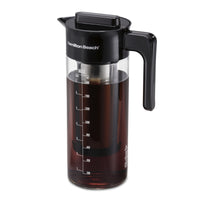 Hamilton Beach 1.7 L Black/Clear Cold Brew Coffee Maker (Pack of 2)