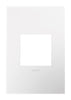 Legrand Adorne White 1 gang Thermoplastic Nylon GFCI/Rocker Wall Plate 1 pk