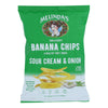 Melinda's - Banana Chip Scrm/onion - Case of 15 - 5 OZ