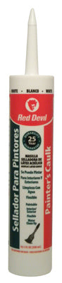 Red Devil 0746 10.1 Oz White All Purpose Painter's Latex Caulk (Pack of 12)