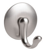 Interdesign 93450 1.75 Small Brushed Nickel Affixx York Hook 3 Pack