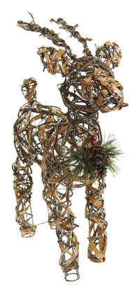 Led Reindeer Rattan 23" (Pack of 2)