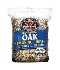 Barbeque Wood Flavors  Oak  Wood Smoking Chips  192 cu. in. (Pack of 12)