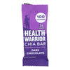 Health Warrior Chia Bar - Dark Chocolate - Case of 15 - 0.88 oz.