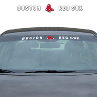 MLB - Boston Red Sox Sun Stripe Windshield Decal 3.25 in. x 34 in.