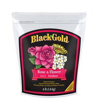 Black Gold Rose And Flower Fertilizer 4-6-2 Granules 4 Lb.