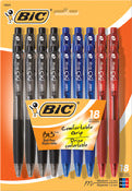 Bic BU3P18-AST BU3™ Ball Point Pens Assorted (Pack of 4)