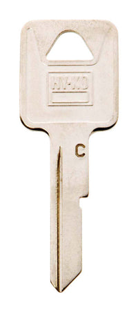 Hy-Ko Traditional Key Automotive Key Blank Single sided For Fits Gm Ignition And Most Models (Pack of 10)