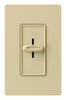 Lutron Skylark Ivory 600 W Slide Dimmer Switch 1 pk