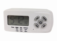 Woods Indoor Digital Timer 125 volt White (Pack of 6)