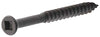 Fasn-Tite Trim Screws, Square, Black Phosphate, 1-5/8-In. x #6, 1-Lb.