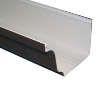 Genova  5 in. H x 5 in. W x 10 ft. L Brown  Vinyl  K  Gutter