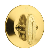 Kwikset Polished Brass Metal Deadbolt