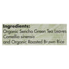 Eden Foods Organic Genmaicha Green Tea - Case of 12 - 16 BAG