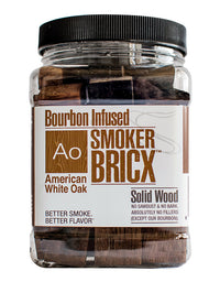 SmokerBricx American White Oak Wood Smoking Chunks 64 oz