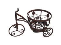 Infinity Brown Metal 10.25 in. H Bike Plant Holder