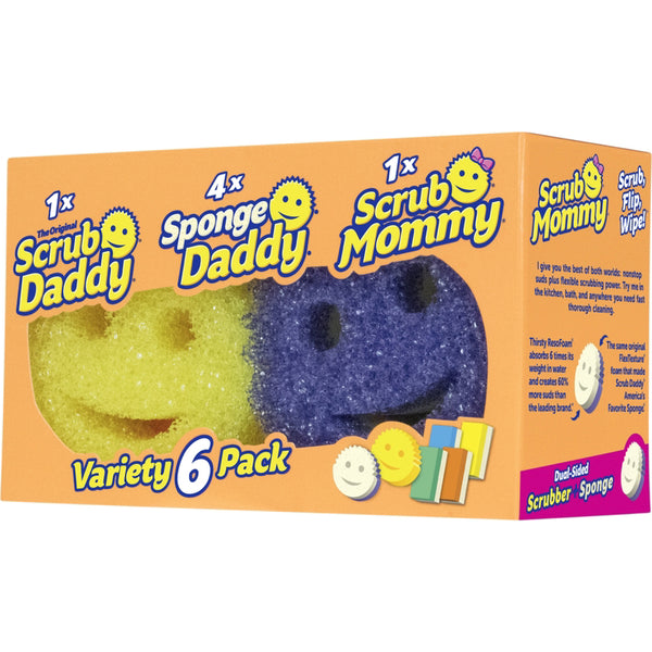 Scrub Daddy Sponge Daddy 3 Pack Dual Sided Sponge + Scrubber 3 ea, Shop