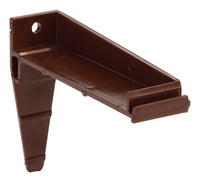 Genova  Repla K  4.8 in. H x 5 in. W x 4.9 in. L Brown  Vinyl  K  Gutter Bracket