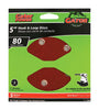 Gator 5 in. Aluminum Oxide Hook and Loop Sanding Disc 80 Grit Medium 5 pk