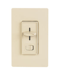 Lutron Skylark Ivory 600 W Slide Dimmer Switch 1 pk