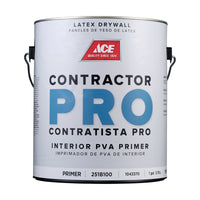 Contractor Pro Primer - Goes on White Acrylic Latex Primer 1 gal (Pack of 4)