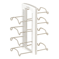 YouCopia 11.4 in.   H X 5.4 in.   W X 8.3 in.   L White Mountable Wrap Rack