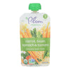 Plum Organics Second Blends Hearty Veggie Meal - Roasted Carrot Spinach and Beans - Case of 6 - 3.5 oz.