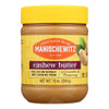 Manischewitz - Nut Butter Cashew - Case of 6 - 10 OZ