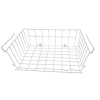 Homz  7 in. H x 10-13/32 in. W x 16 in. L White  Stacking Basket